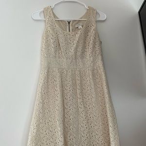 Loft laser cut dress